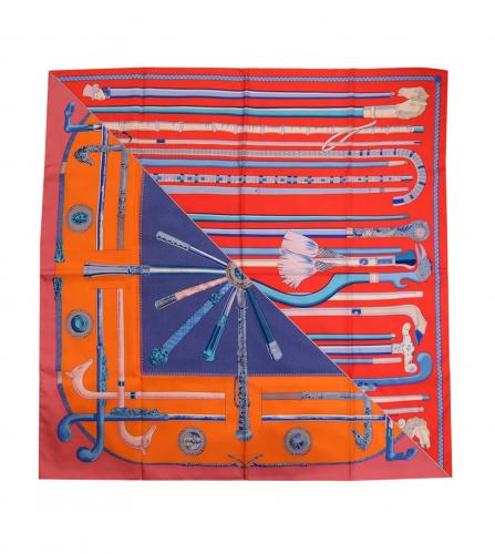 HERMES SILK SCARF CANNES ET CANNES