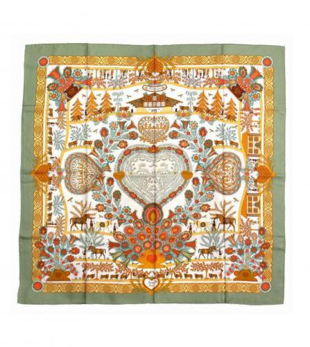 HERMES SILK SCARF DECOUPAGES