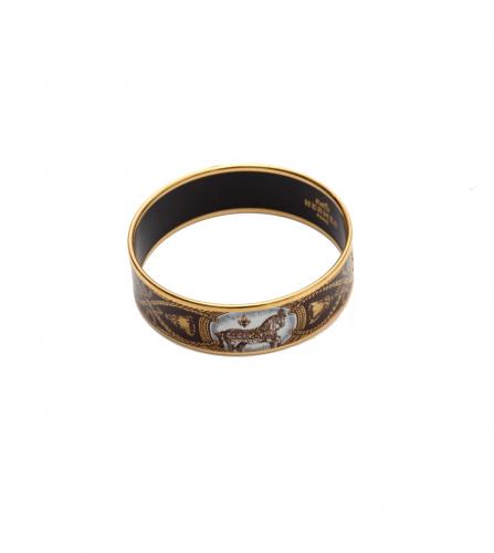 HERMES ENAMEL BANGLE
