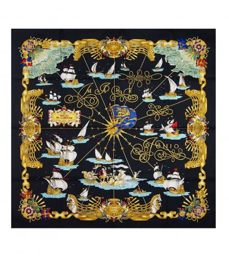 HERMES SILK SCARF VOILES DE LUMIERE