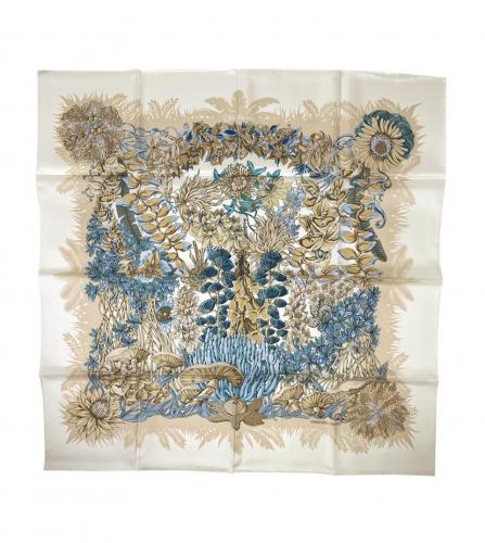 HERMES SILK SCARF L'LLE DESERTE