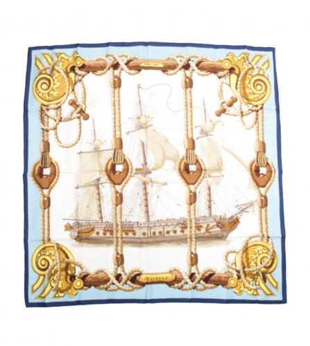 HERMES SILK SCARF TRIBORD