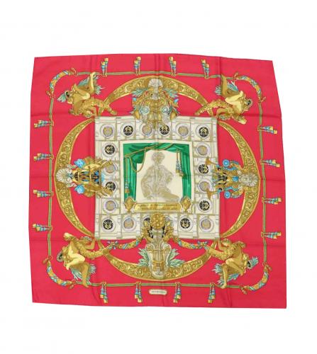 HERMES SILK SCARF HOMMAGE A CHARLES GARNIER