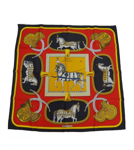 HERMES SILK SCARF GRAND APPARAT