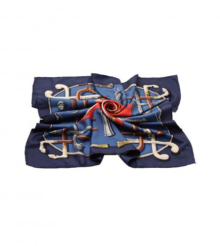 CANNES ET POMMEAUCANNES ET POMMEAU HERMES SCARF 90