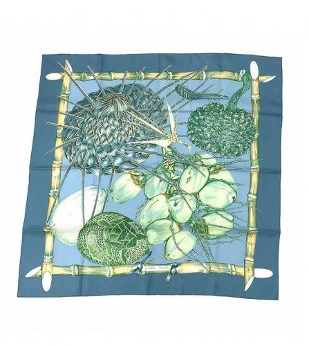 HERMES SILK SCARF JARDIN CREOLE