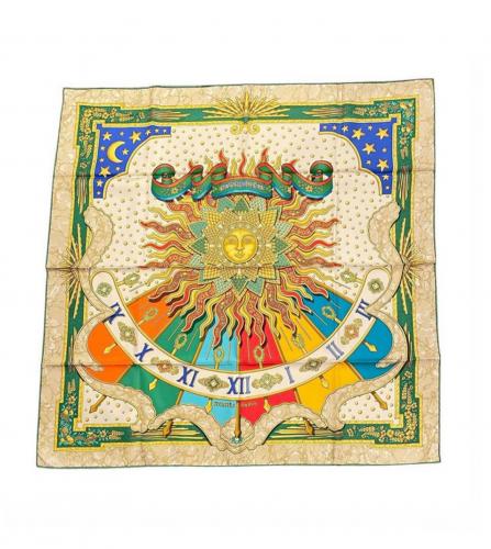 HERMES SILK SCARF CARPE DIEM