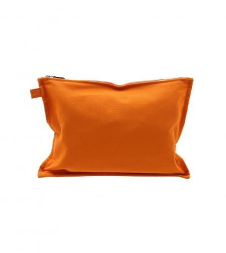 HERMES ORANGE CLUTCH