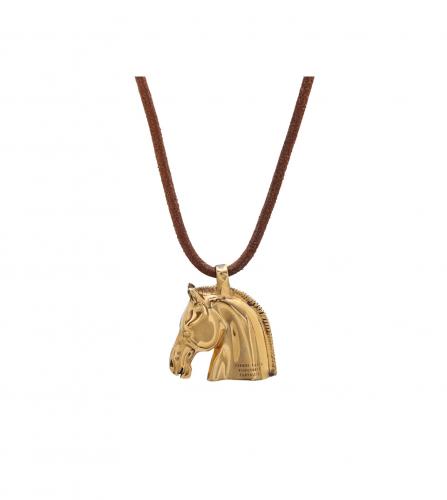 HERMES HORSE NECKLACE