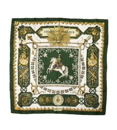 HERMES SILK SCARF LVDOVICVS MAGNVS