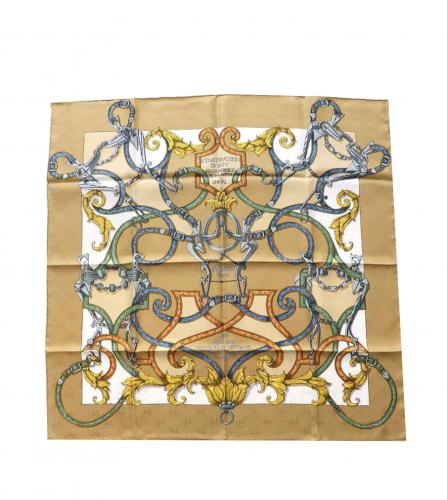 HERMES SILK SCARF L'INSTRVCTION DV ROY