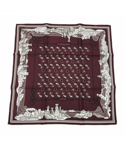 HERMES SILK SCARF LES CANYONS ETOILES
