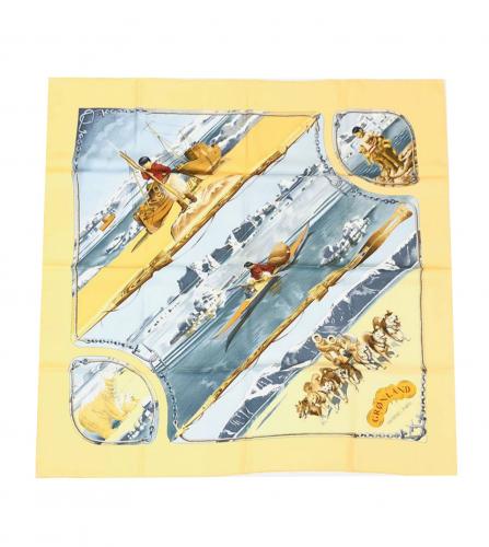 HERMES SILK SCARF GRONLAND