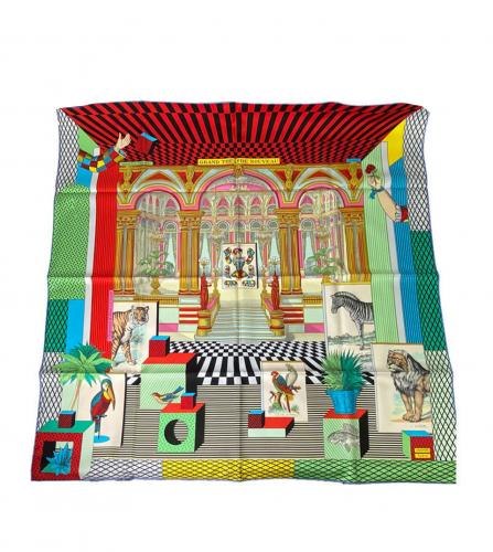 HERMES SILK SCARF GRAND THEATRE NOUVEAU