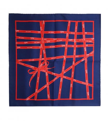 HERMES SILK SCARF BOLDUC RIBBON