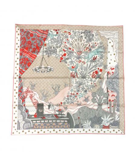 HERMES SILK SCARF LE PREMIER CHANT