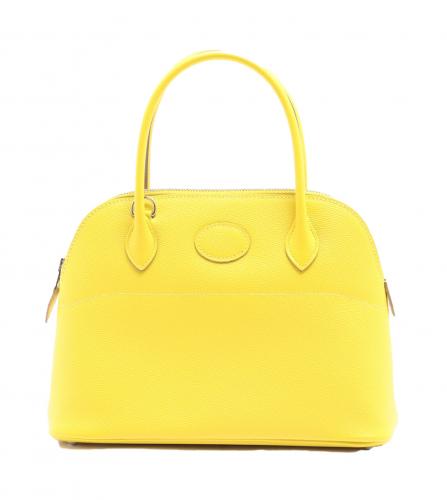 HERMES BOLIDE 27 VEAU EPSOM LIME