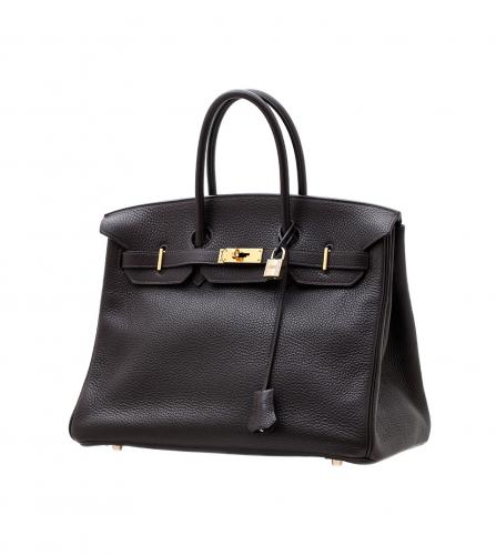 HERMES BROWN TAURILLON CLEMENCE BIRKIN 35