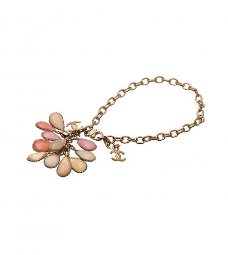 Vintage Chanel Filigree Fleur Locket Charm Bracelet – Recess