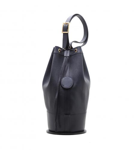Christian Dior Black Oblique Canvas Drawstring Bucket Bag For Sale at  1stDibs