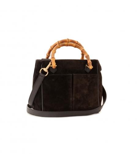 GUCCI BROWN BAMBOO HANDBAG