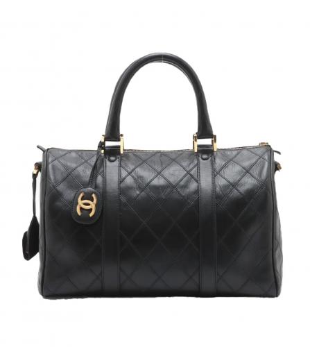 Chanel Boston Bag Black