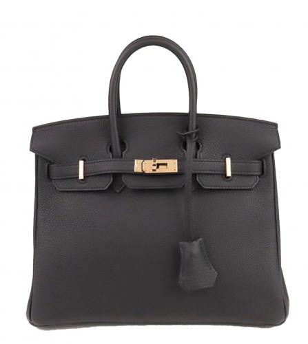 HERMES BIRKIN 25 TOGO BLACK