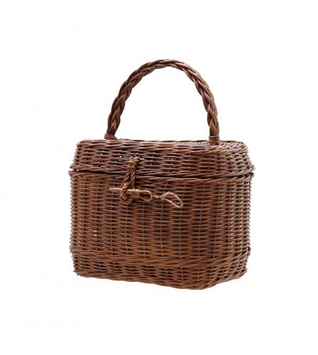 MARIA LA ROSA RATTAN HANDBAG