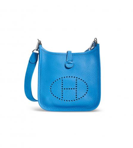 HERMES EVELYNE BAG BLUE