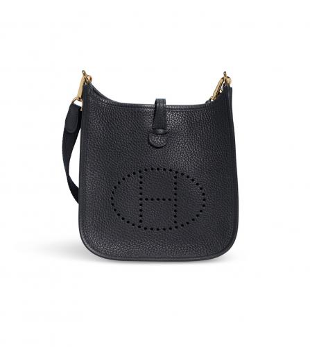 HERMES BLACK EVELYNE BAG