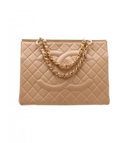 CHANEL BEIGE BIG TOTE BAG