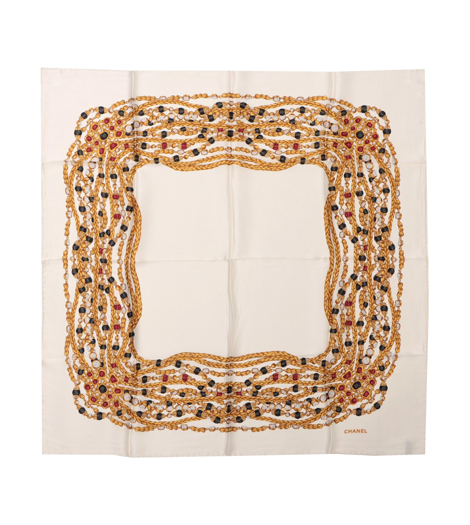 CHANEL SILK SCARF | VINTAGE PARIS