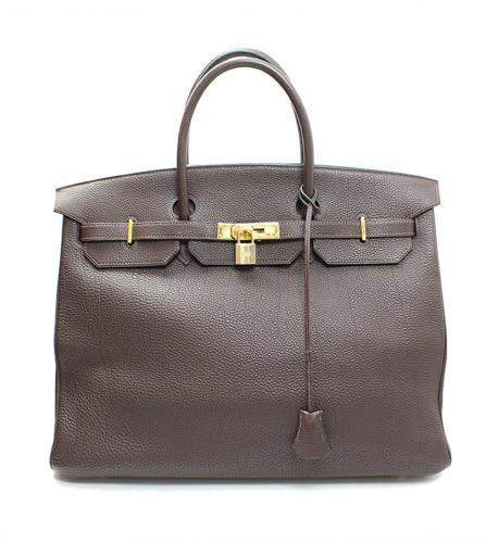 HERMES BIRKIN 40 TOGO CHOCOLATE