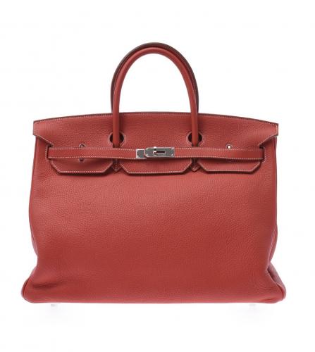 HERMES BIRKIN 40 TAURILLON CLEMENCE SANGUINE