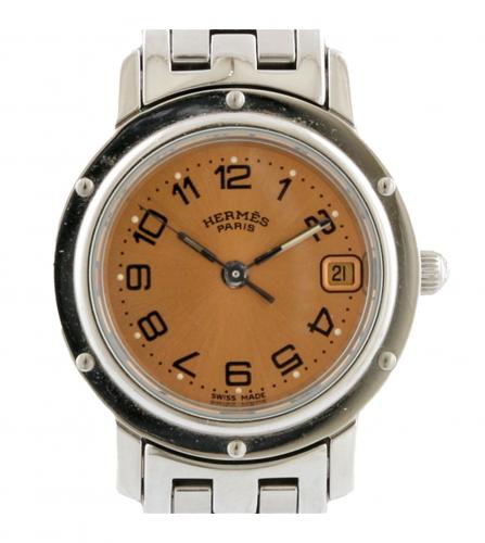 HERMES CLIPPER NACRE WATCH
