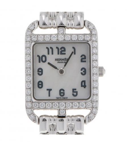 HERMES CAPE COD DIAMOND WATCH