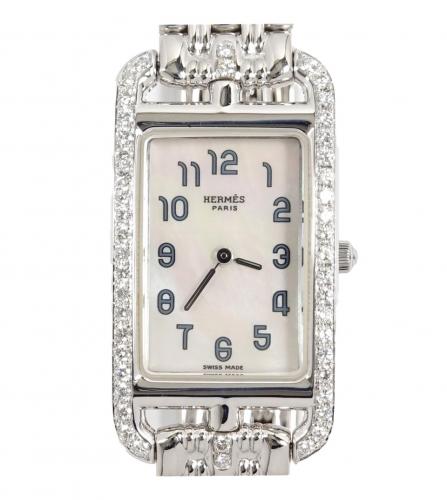 HERMES NANTUCKET DIAMOND WATCH