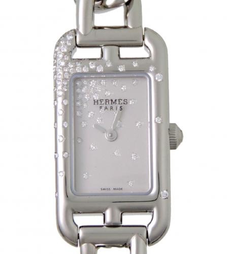 HERMES NANTUCKET DIAMOND WATCH