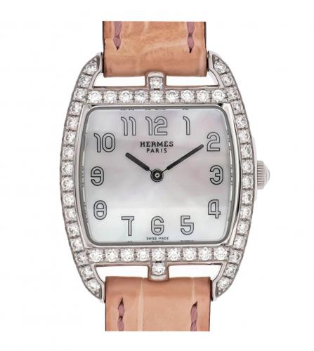 HERMES CAPE COD DIAMOND WATCH