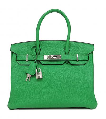 HERMES BIRKIN 30 TOGO GREEN