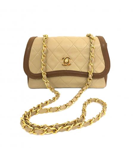 CHANEL BICOLOR FLAP BAG