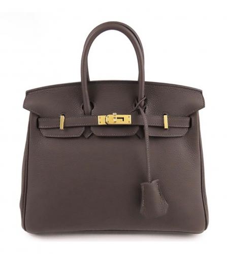 HERMES BIRKIN 30 TAURILLON CLEMENCE BROWN