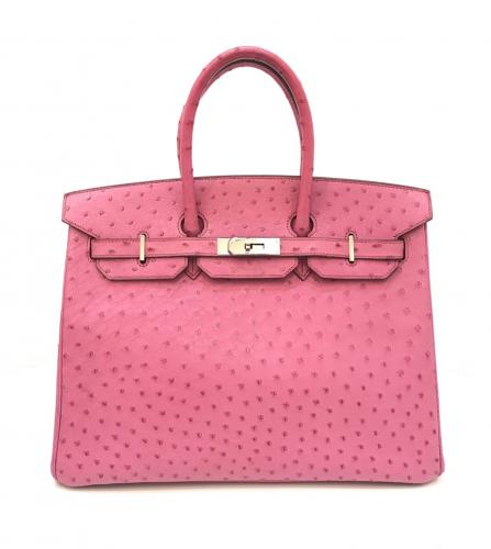 HERMES BIRKIN 35 OSTRICH PINK