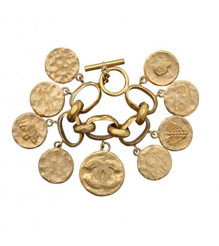 Chanel discount coin bracelet