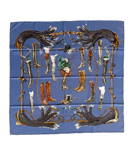 HERMES SILK SCARF A PROPOS DE BOTTES