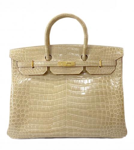 HERMES BIRKIN 40 POROSUS BEIGE