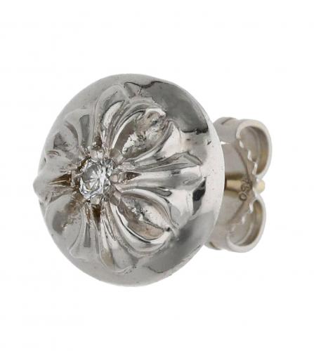 Chrome hotsell hearts stud