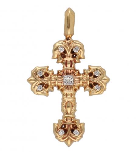 CHROME HEARTS CROSS PENDANT DROP