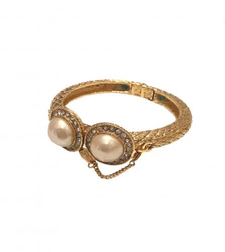 CHANEL PEARL BANGLE 1983