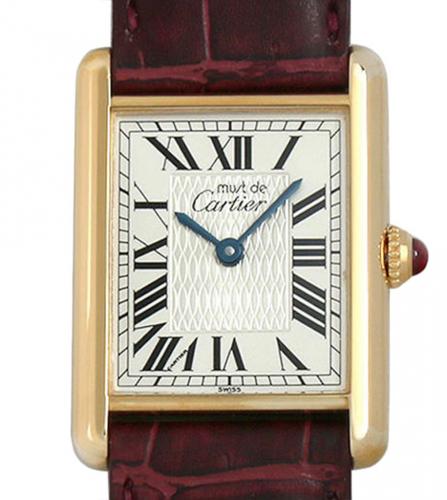 CARTIER TANK WATCH  vermeil